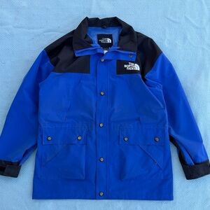 Vintage 90s North Face Black & Blue Gore Tex Rain Jacket